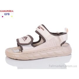 Фотография Сандалии детские летние Лето X8502-6 (10 пар р.32-37) "GFB-Канарейка" недорого оптом от прямого поставщика