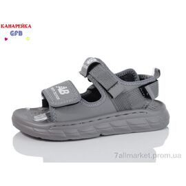 Фотография Сандалии детские летние Лето X8503-3 (10 пар р.32-37) "GFB-Канарейка" недорого оптом от прямого поставщика
