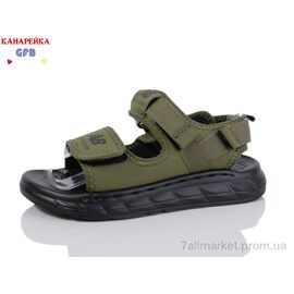 Фотография Сандалии детские летние Лето X8503-5 (10 пар р.32-37) "GFB-Канарейка" недорого оптом от прямого поставщика