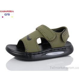 Фотография Сандалии детские летние Лето Y7507-5 (10 пар р.26-30) "GFB-Канарейка" недорого оптом от прямого поставщика