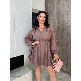 Плаття жіноче 247 brown р.50-60 "Adam&Eva" недорого оптом від прямого постачальника