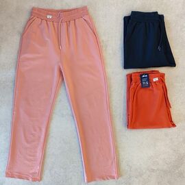 Фотография Штаны спортивные женские YT-20704 orange р.48-56 "Annet" недорого оптом от прямого поставщика