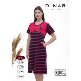 Халат жіночий DO1017 pink р.6XL-9XL "Annet" недорого оптом від прямого постачальника