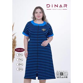 Халат жіночий DO10539 blue р.6XL-9XL "Annet" недорого оптом від прямого постачальника