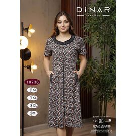 Халат жіночий DO10736 beige р.6XL-9XL "Annet" недорого оптом від прямого постачальника
