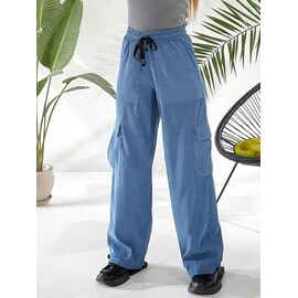 Штани спортивні жіночі 706 l.blue р.42-48 "DORA" недорого оптом від прямого постачальника