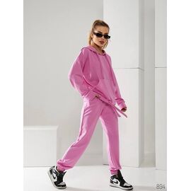 Костюм спортивний жіночий теплий 894 lilac р.36-42 "DORA" недорого оптом від прямого постачальника