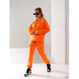 Костюм спортивний жіночий теплий 894 orange р.36-42 "DORA" недорого оптом від прямого постачальника