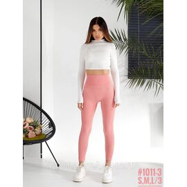 Фотография Женские лосины с эффектом push up и высокой посадкой размерный ряд S,M,L "PARTNERS"