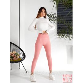 Фотография Женские лосины с эффектом push up и высокой посадкой размерный ряд M,L "PARTNERS"