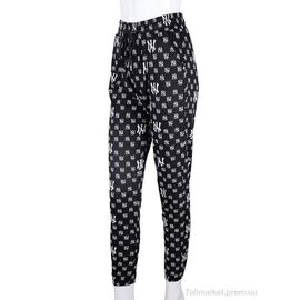 Фотография Женские брюки Лето 3999-4903-2 black (5 шт. р.сетка S-2XL) "Мир" недорого оптом от прямого поставщика