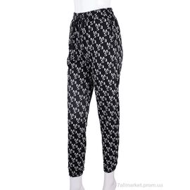 Фотография Женские брюки Лето 3999-4903-3 black (5 шт. р.сетка S-2XL) "Мир" недорого оптом от прямого поставщика