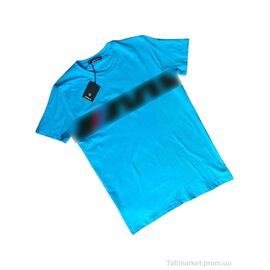 Фотография Футболка мужская Лето A001-2 blue (4 шт. р.сетка M-2XL) "Verton" недорого оптом от прямого поставщика