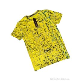 Футболка чоловіча Літо A002-3 yellow (4 шт. р.сіткаM-2XL) "Verton" недорого оптом від прямого постачальника