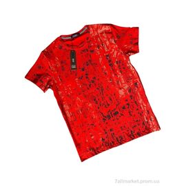 Футболка чоловіча Літо A002-6 red (4 шт. р.сіткаM-2XL) "Verton" недорого оптом від прямого постачальника