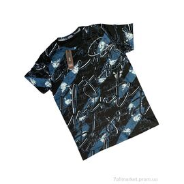 Фотография Футболка мужская Лето A003-6 black-navy (4 шт. р.сетка M-2XL) "Verton" недорого оптом от прямого поставщика