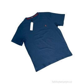 Футболка чоловіча Літо P1-3 navy (4 шт. р.сітка2XL-5XL) "Verton" недорого оптом від прямого постачальника