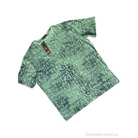 Футболка чоловіча Літо X1-2 green (4 шт. р.сітка2XL-5XL) "Verton" недорого оптом від прямого постачальника