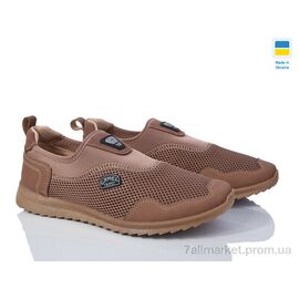 Фотография Кроссовки мужские модные Весна/осень Даго М29-01 горіх (6 пар р.41-45) "Progress" недорого оптом от прямого поставщика