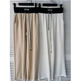 Фотография Штаны спортивные женские 7217 beige р.S-L "Karon" недорого оптом от прямого поставщика