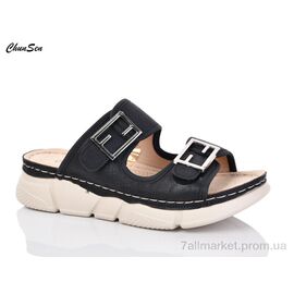 Шльопанці жіночі полегшені Літо 6383-1 (8 пар р.37-42) "Chunsen" недорого оптом від прямого постачальника