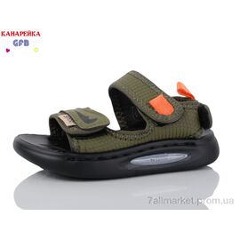 Фотография Сандалии детские летние Лето Z6506-5 (10 пар р.21-25) "GFB-Канарейка" недорого оптом от прямого поставщика