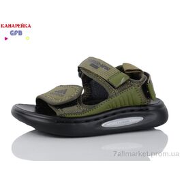 Фотография Сандалии детские летние Лето Z6502-5 (10 пар р.21-25) "GFB-Канарейка" недорого оптом от прямого поставщика