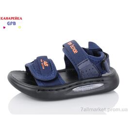 Фотография Сандалии детские летние Лето Z6505-2 (10 пар р.21-25) "GFB-Канарейка" недорого оптом от прямого поставщика