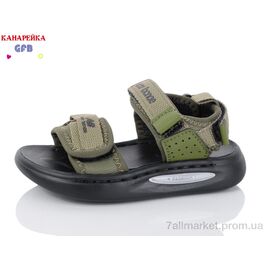 Фотография Сандалии детские летние Лето Z6505-5 (10 пар р.21-25) "GFB-Канарейка" недорого оптом от прямого поставщика
