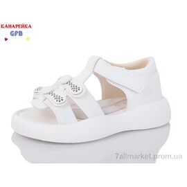 Фотография Босоножки детские летние Лето Y7512-1 (8 пар р.26-31) "GFB-Канарейка" недорого оптом от прямого поставщика
