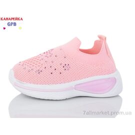 Фотография Кроссовки детские модные Лето Y6037-5 (12 пар р.20-25) "GFB-Канарейка" недорого оптом от прямого поставщика