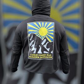 Худи чоловічий 783 black р.M-3XL "Madoka" недорого оптом від прямого постачальника