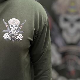 Худи чоловічий 788 khaki р.M-3XL "Madoka" недорого оптом від прямого постачальника