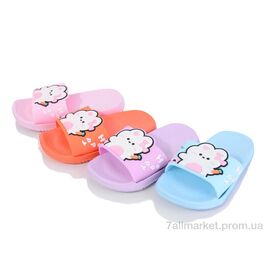 Фотография Шлепки детские летние Лето 2168-1 mix (12 пар р.24-29) "SANLIN 2" недорого оптом от прямого поставщика