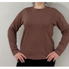 Фотография Свитер женский 720 brown р.42-56 "DORA" недорого оптом от прямого поставщика