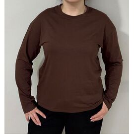 Фотография Свитер женский 720 d.brown р.42-56 "DORA" недорого оптом от прямого поставщика