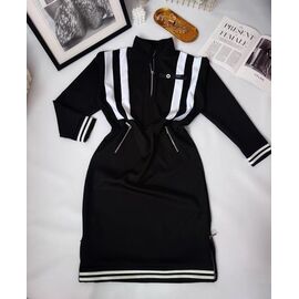 Плаття жіноче 1048-1 black р.50-58 "FEMZONE" недорого оптом від прямого постачальника