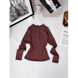 Светр жіночий 1068 brown р.42-52 "FEMZONE" недорого оптом від прямого постачальника