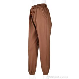 Фотография Спортивные брюки женские Весна/осень 4009-7 brown (6 шт. р.сетка S-XL) "Мир" недорого оптом от прямого поставщика