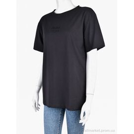 Футболка жіноча Літо 805Ж чорний (3 шт. р.сіткаS-L) "Textile" недорого оптом від прямого постачальника