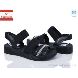 Фотография Босоножки женские летние Лето V28-1 (8 пар р.36-41) "Saimaoji" недорого оптом от прямого поставщика