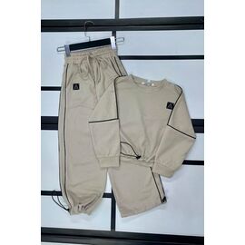 Костюм дитячий спортивний на дівчинку IB217 beige р.128-152 "iBamBino" недорого оптом від прямого постачальника