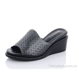 Фотография Шлепки женские облегченные Лето 19329-17 grafit (6 пар р.36-40) "MaiNeLin" недорого оптом от прямого поставщика