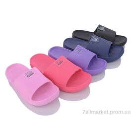 Шльопанці жіночі полегшені Літо A116 mix (12 пар р.36-41) "Deshman" недорого оптом від прямого постачальника