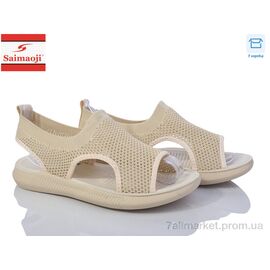 Фотография Босоножки женские летние Лето F127-10 (8 пар р.37-42) "Saimaoji" недорого оптом от прямого поставщика