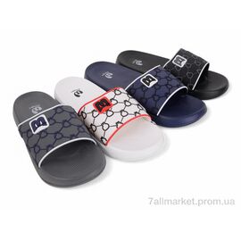 Шльопанці чоловічі пляжні Літо 2406-1 mix (12 пар р.40-45) "Soylu" недорого оптом від прямого постачальника