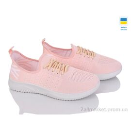 Кросівки жіночі модні Літо Крок К101 пудра (10 пар р.36-40) "Vladimir" недорого оптом від прямого постачальника