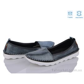 Балетки жіночі зручні Літо K0128 шкіра (8 пар р.36-41) "Захар-Gold" недорого оптом від прямого постачальника