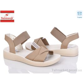 Фотография Босоножки женские летние Лето V10-15 (8 пар р.36-41) "Saimaoji" недорого оптом от прямого поставщика