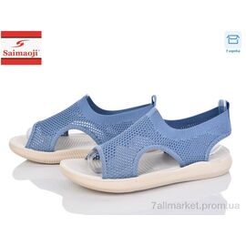 Фотография Босоножки женские летние Лето F127-5 (8 пар р.37-42) "Saimaoji" недорого оптом от прямого поставщика
